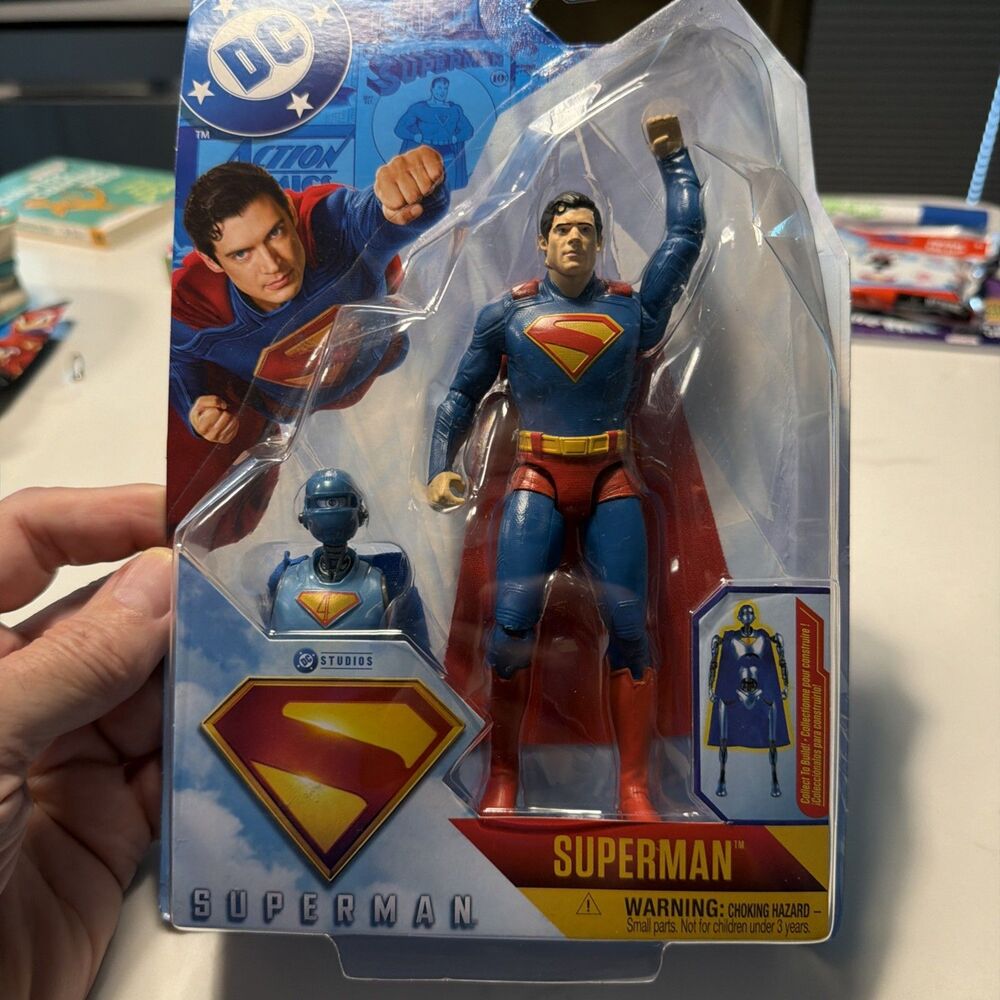 Superman Action Figure 6" DC Comics Collectible Toy New Sealed